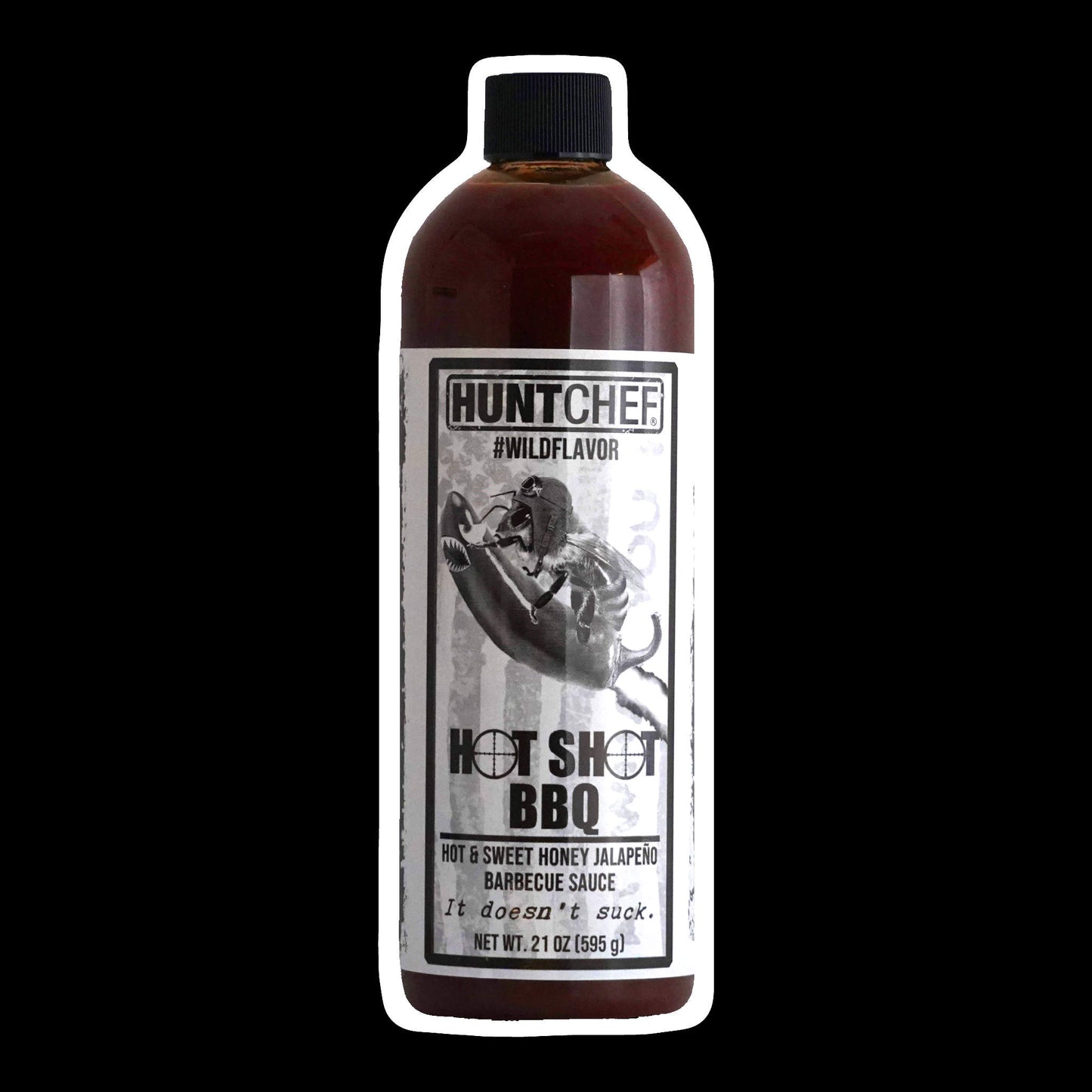 Hot Shot BBQ | Hot & Sweet Honey Jalapeno Barbecue Sauce | HuntChef Seasonings