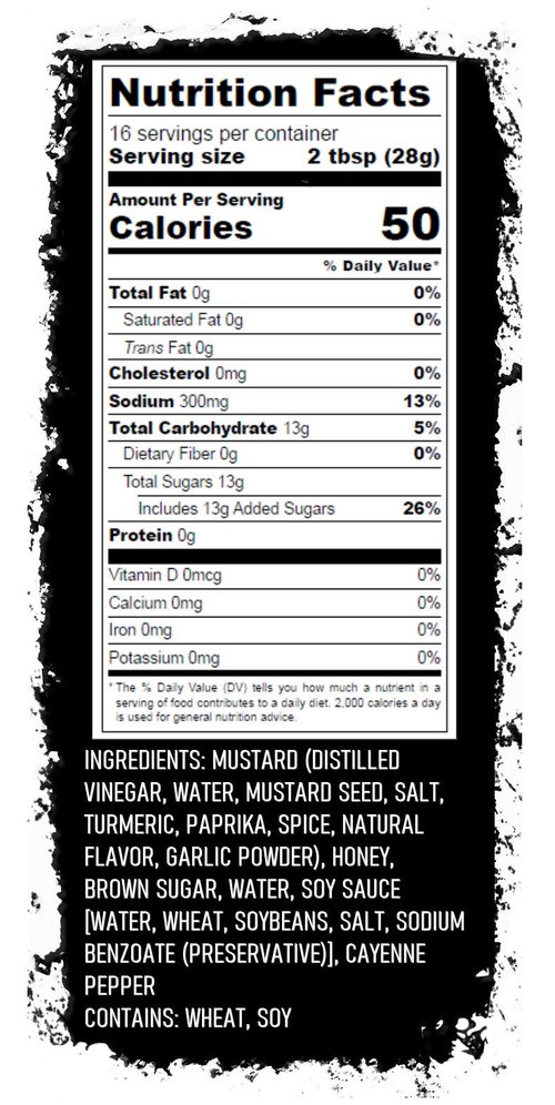 Locked & Loaded - Nutrition Facts - HuntChef Seasonings