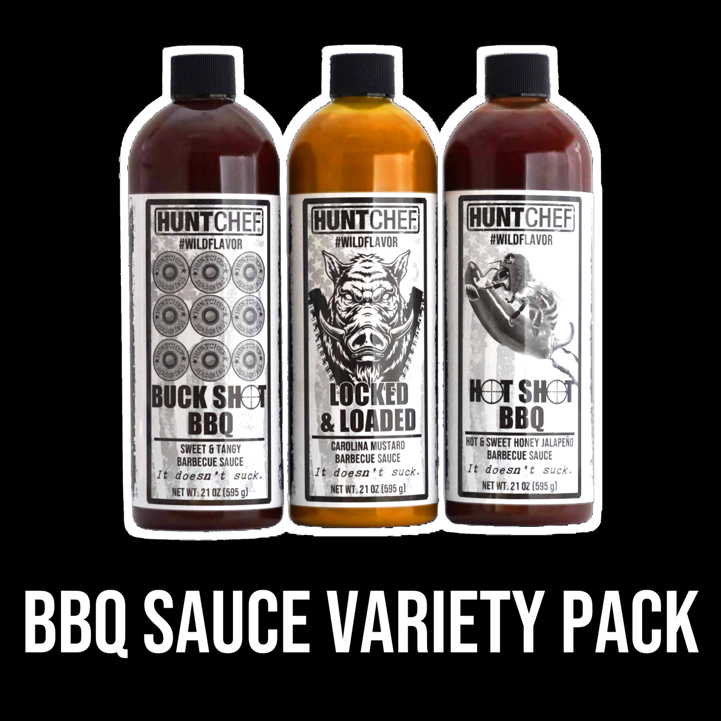 HuntChef BBQ Sauce Variety Pack