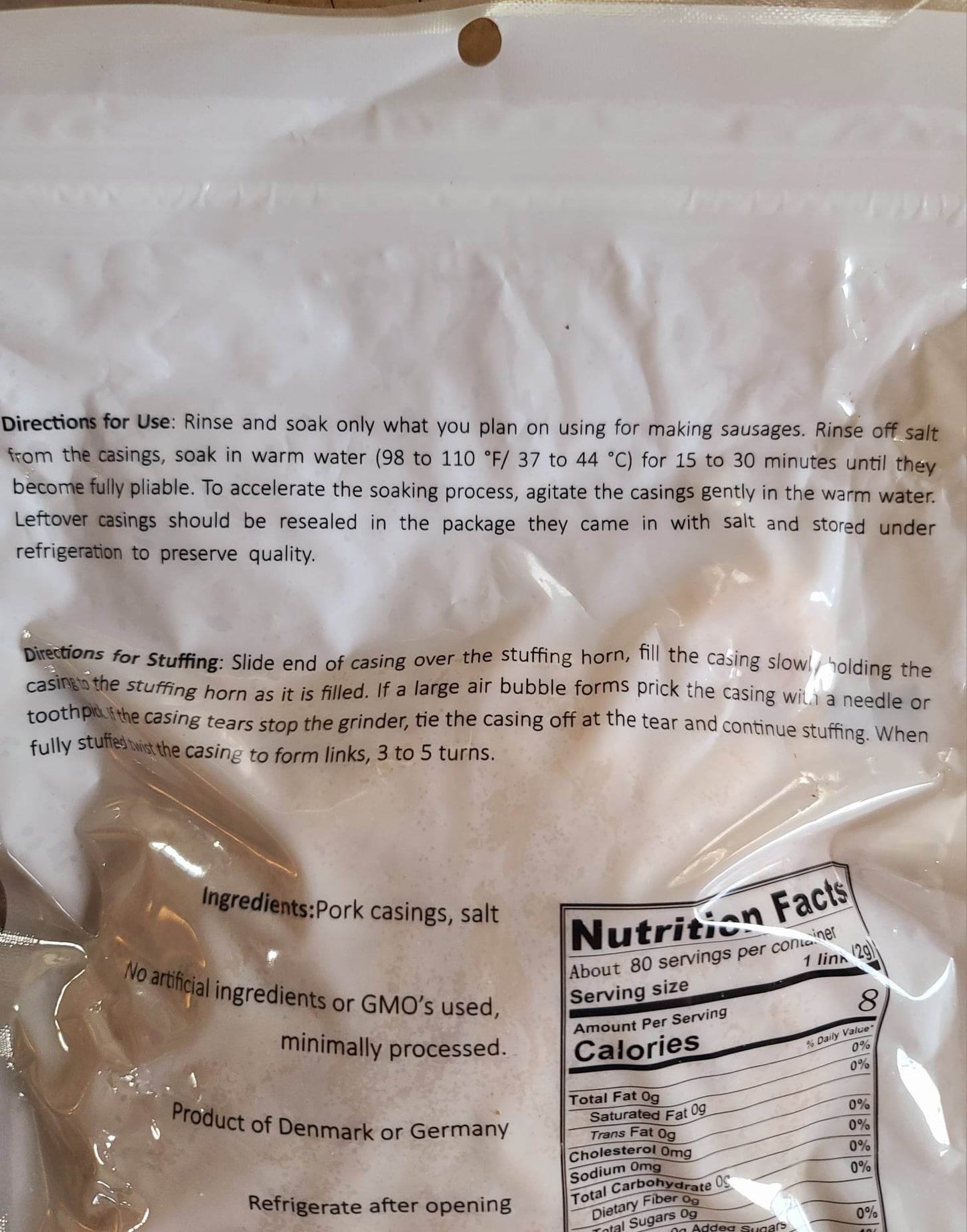 Natural Hog Casing