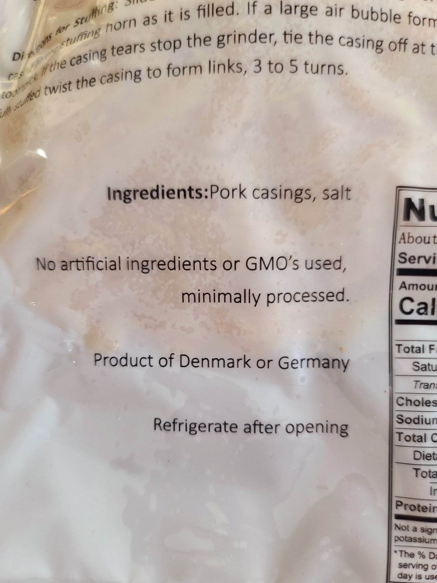 Natural Hog Casing