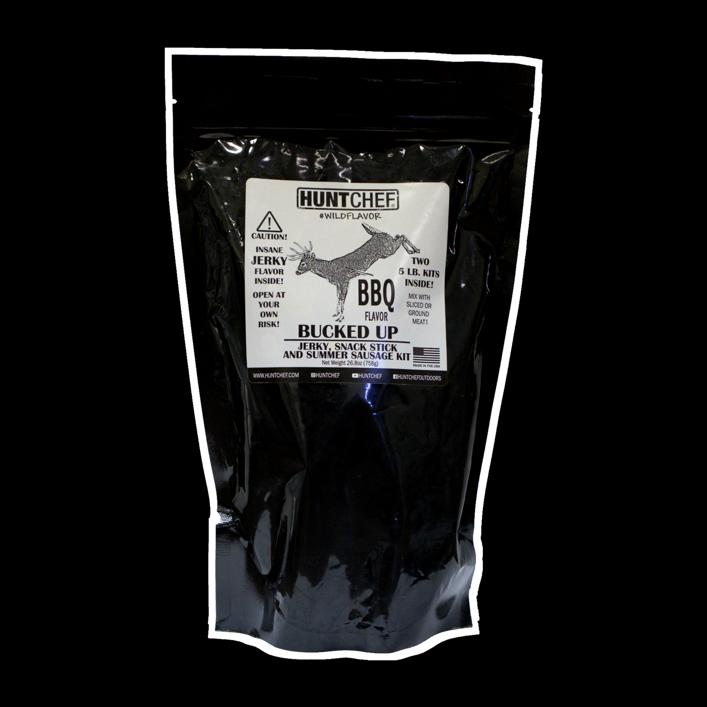 Bucked Up BBQ | Jerky, Snack Stick and Summer Sausage | HuntChef Seasonings
