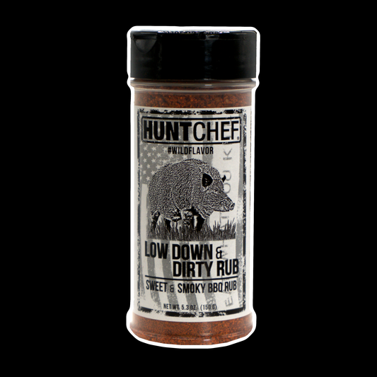 Low Down & Dirty Rub | Sweet & Smoky BBQ Rub | HuntChef Seasonings